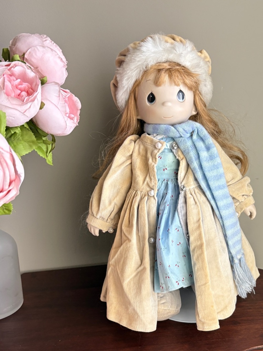 Vintage Precious Moments Doll, 4 Seasons Winter's Song Limited Edition